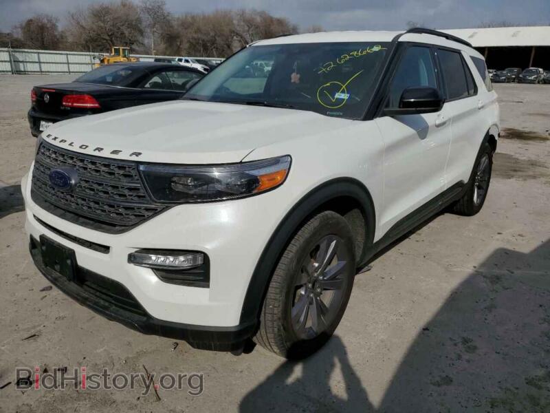 2022 Ford EXPLORER Explorer X (VIN 1FMSK7DH9NGA13285) — photo 1 of 14, Copart, damage: rear end