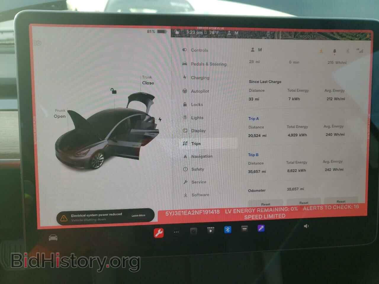 2022 TESLA MODEL 3 - VIN: 5YJ3E1EA2NF191418 - Фото 9