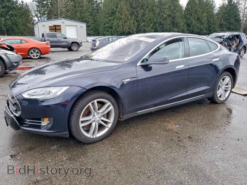 2013 Tesla MODEL S (VIN 5YJSA1CN2DFP03285) — фото 1 из 13, Copart, повреждение: передняя часть