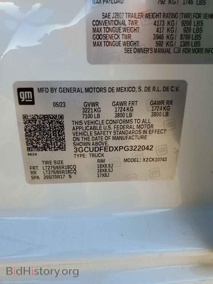 2023 CHEVROLET ALL Models - VIN: 3GCUDFEDXPG322042 - Фото 13