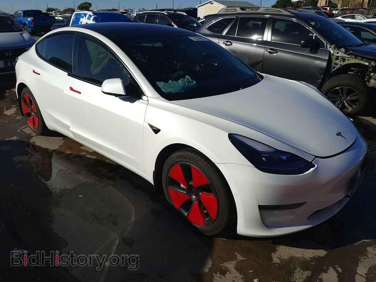 2021 TESLA MODEL 3 - VIN: 5YJ3E1EA4MF054186 - Фото 4