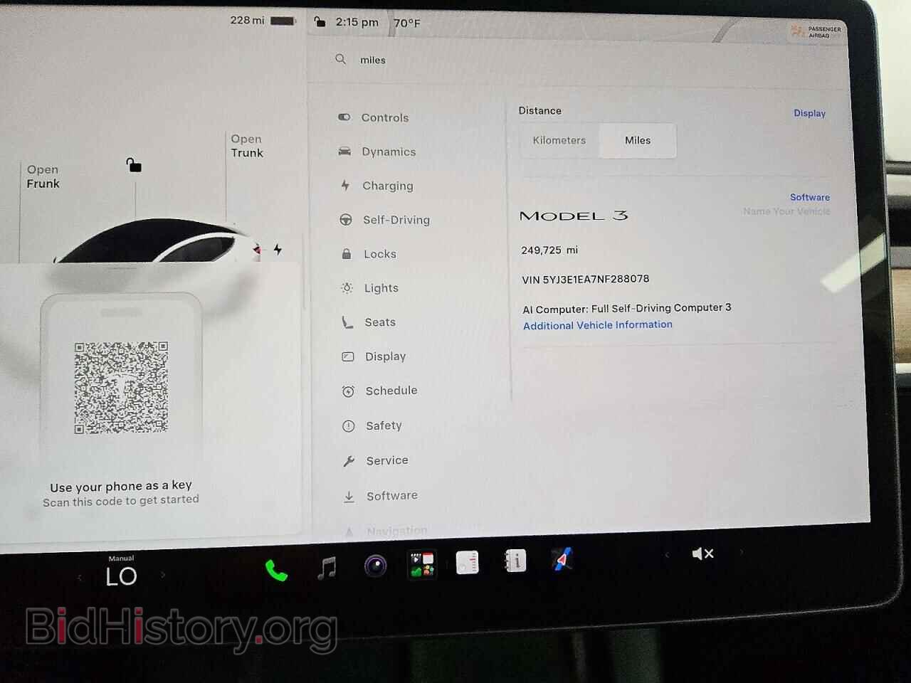 2022 TESLA MODEL 3 - VIN: 5YJ3E1EA7NF288078 - Photo 9