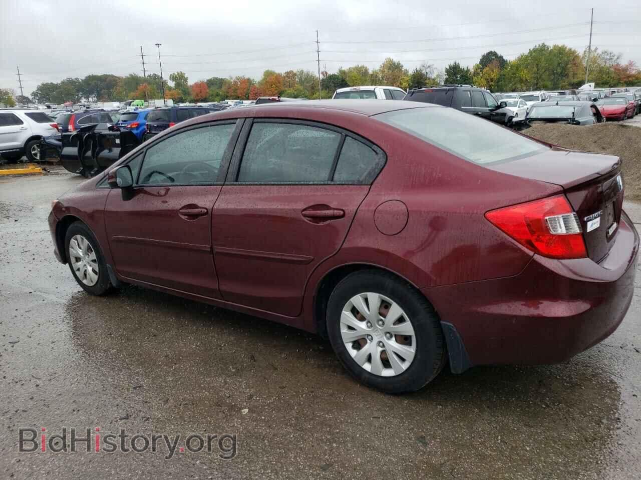 2012 HONDA CIVIC - VIN: 2HGFB2F5XCH562475 - Фото 2