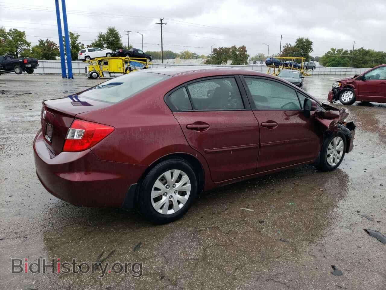 2012 HONDA CIVIC - VIN: 2HGFB2F5XCH562475 - Фото 3