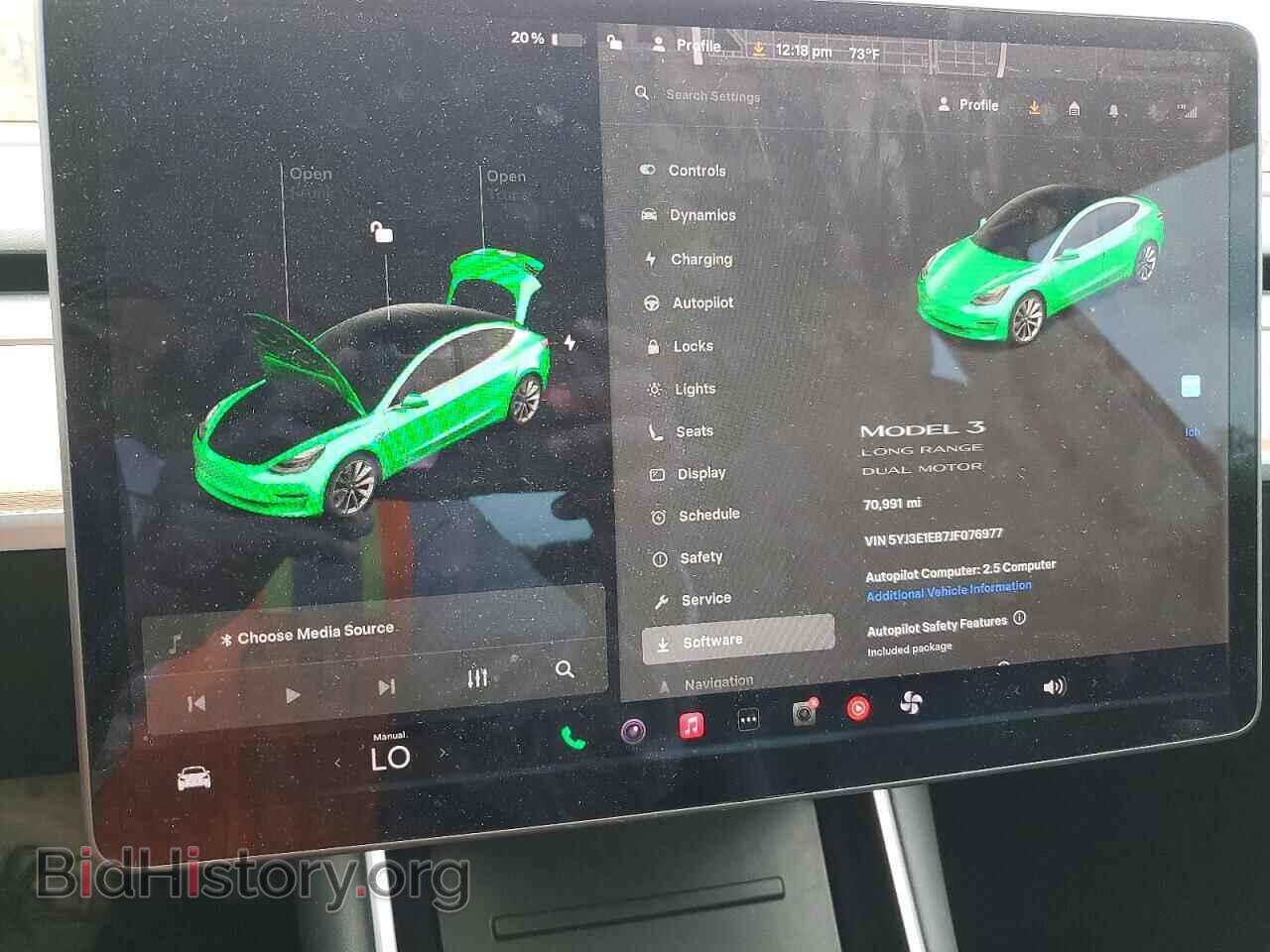 2018 TESLA MODEL 3 - VIN: 5YJ3E1EB7JF076977 - Фото 9