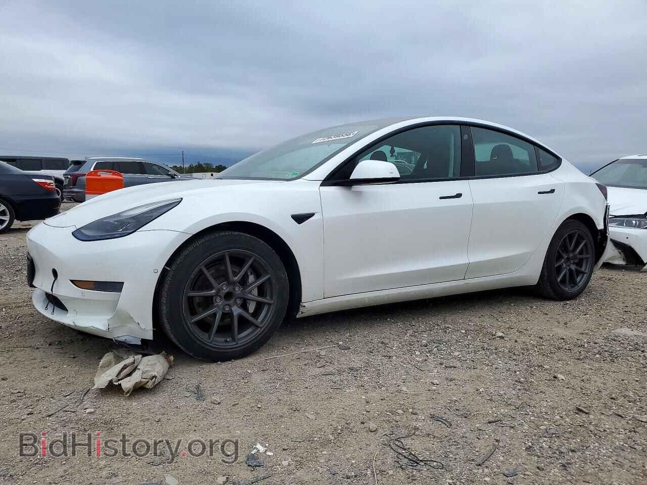 2021 Tesla MODEL 3 (VIN 5YJ3E1EA6MF026762) — photo 1 of 12, Copart, damage: rear end