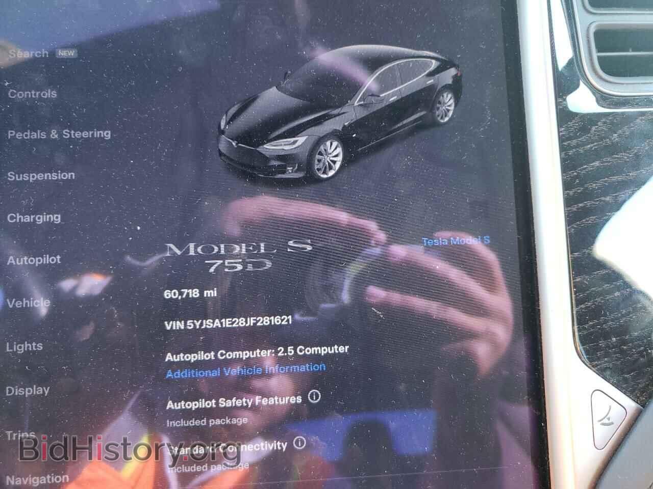 2018 TESLA MODEL S - VIN: 5YJSA1E28JF281621 - Photo 9