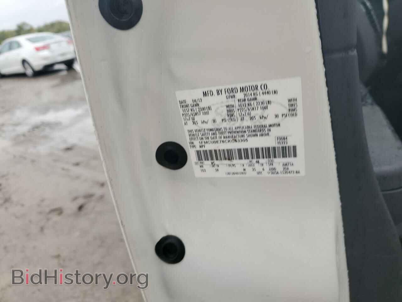 2012 FORD ESCAPE - VIN: 1FMCU0E78CKC53305 - Фото 12