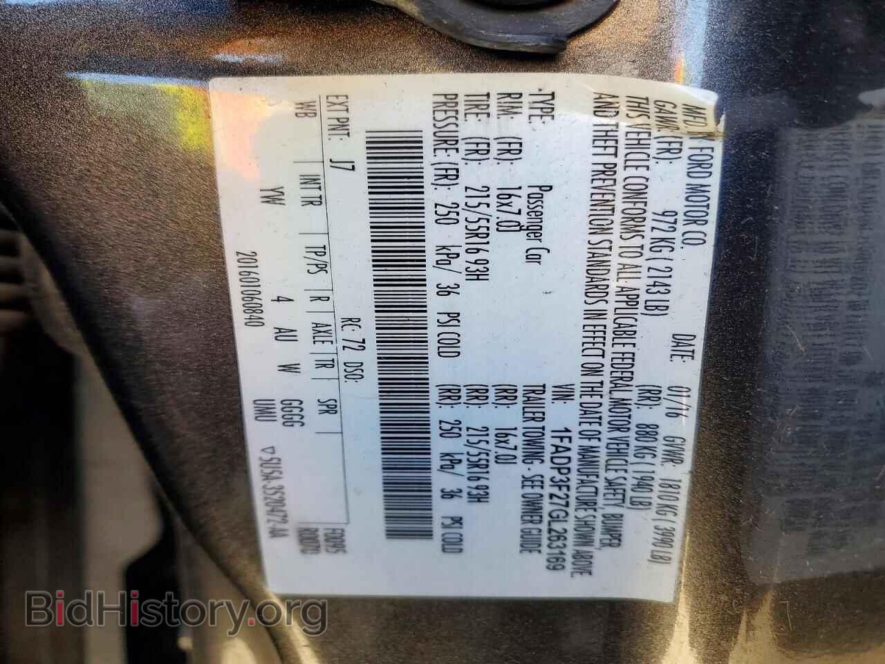 2016 FORD FOCUS - VIN: 1FADP3F27GL263169 - Photo 12