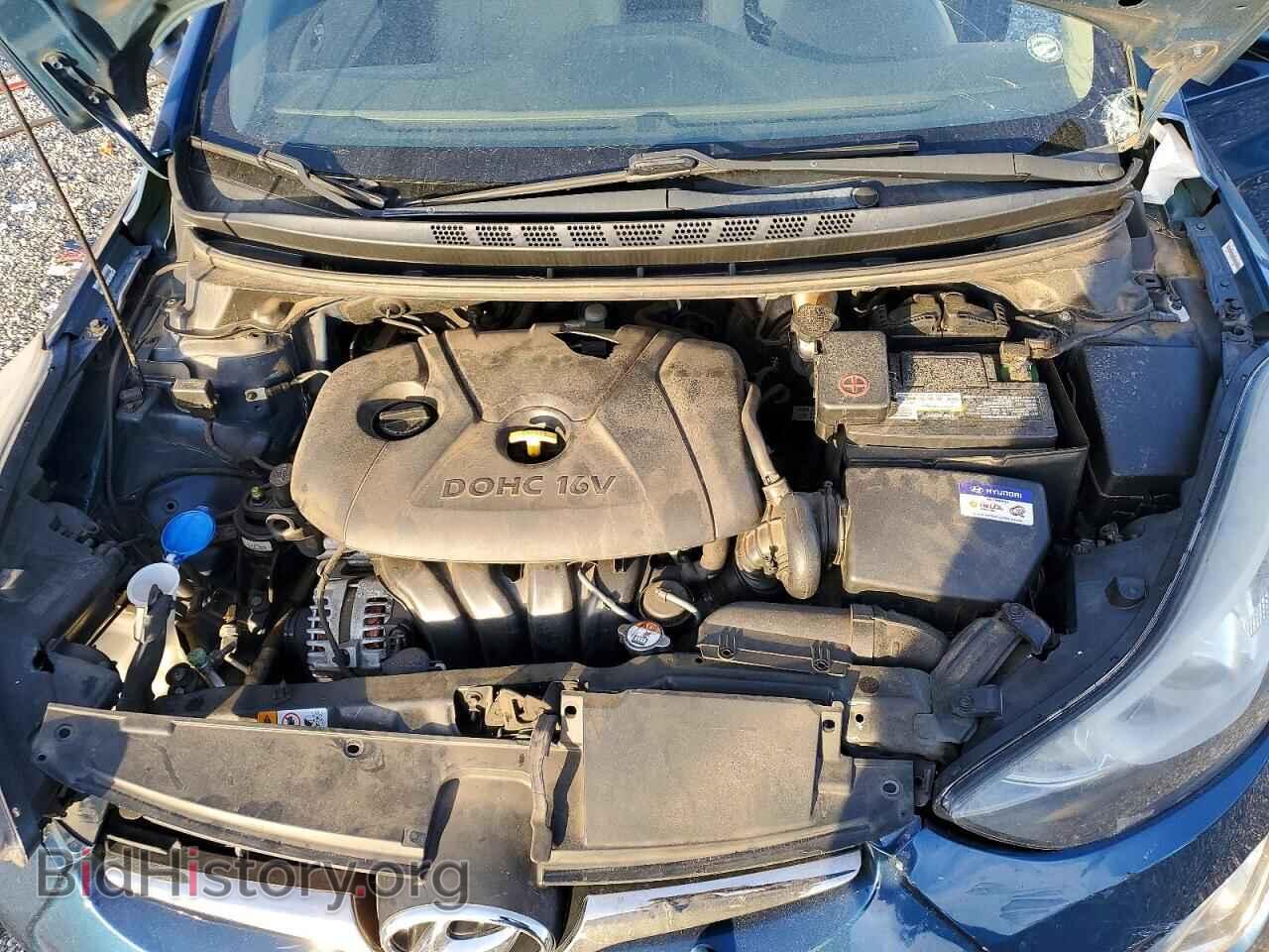 2014 HYUNDAI ELANTRA - VIN: KMHDH4AE2EU057677 - Фото 11