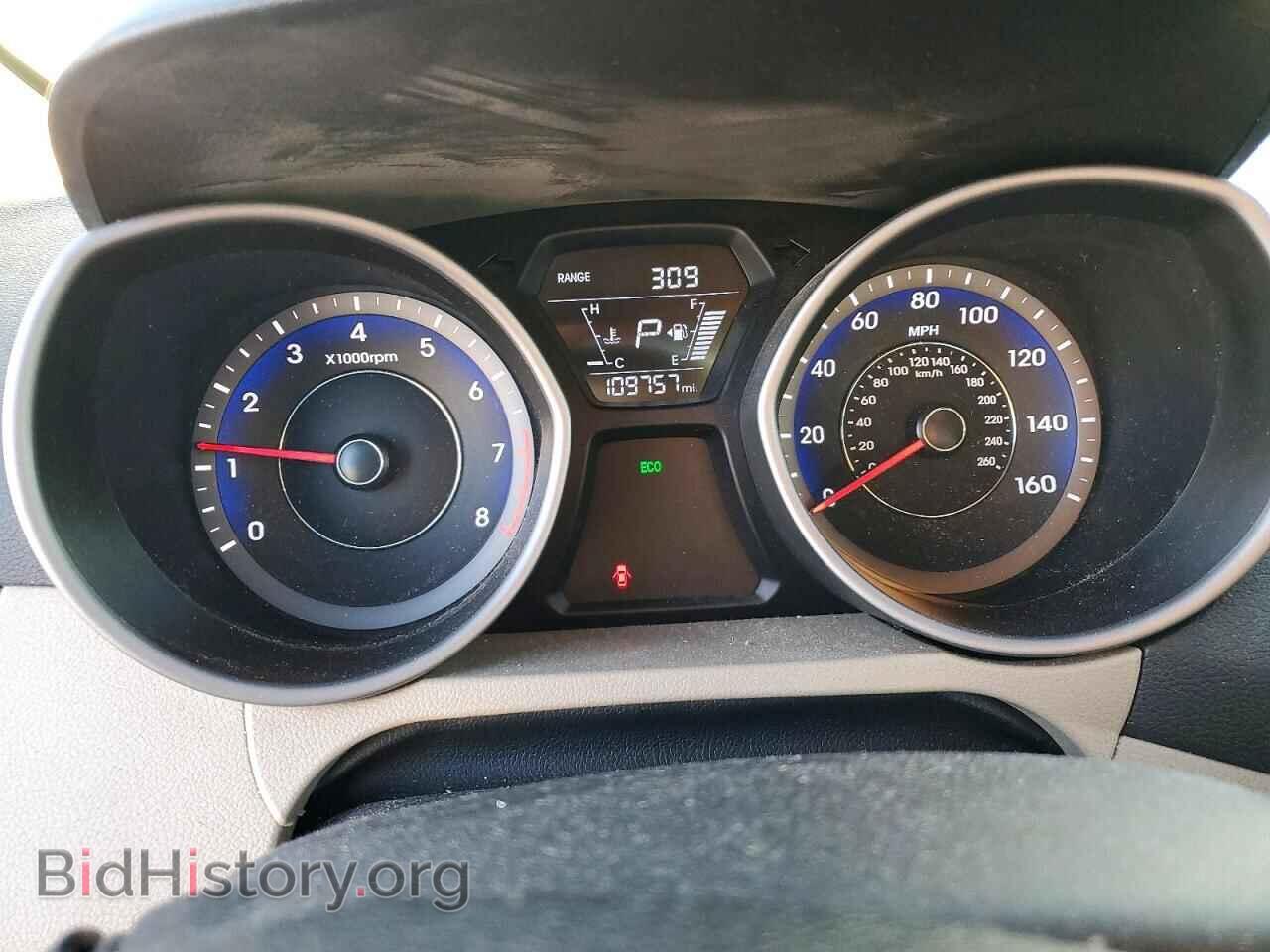 2014 HYUNDAI ELANTRA - VIN: KMHDH4AE2EU057677 - Фото 9