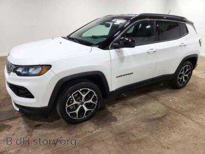 2025 Jeep COMPASS Limited, white — VIN 3C4NJDCN9ST581425, Copart