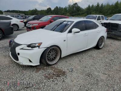 2015 Lexus IS 250, white — VIN JTHBF1D20F5062663, Copart