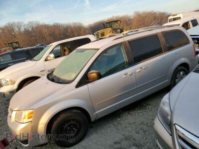2010 Dodge CARAVAN Grand Cara, silver — VIN 2D4RN4DE4AR303038, Copart