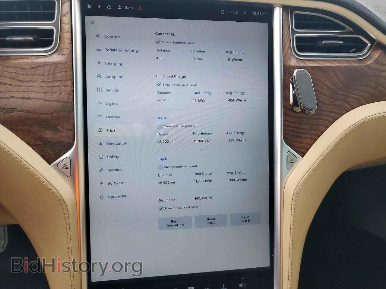 2017 TESLA MODEL S - VIN: 5YJSA1E27HF180273 - Фото 9