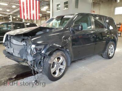 2014 Honda PILOT EX, черный — VIN 5FNYF4H41EB034800, Copart