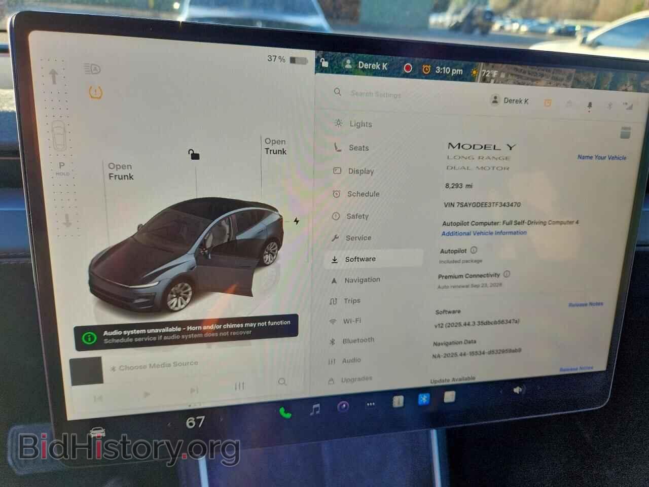 2026 TESLA MODEL Y - VIN: 7SAYGDEE3TF343470 - Фото 9