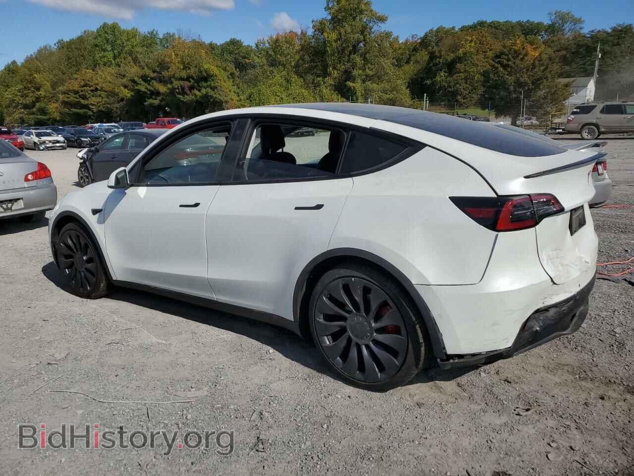 2022 TESLA MODEL Y - VIN: 7SAYGDEF1NF466356 - Фото 2