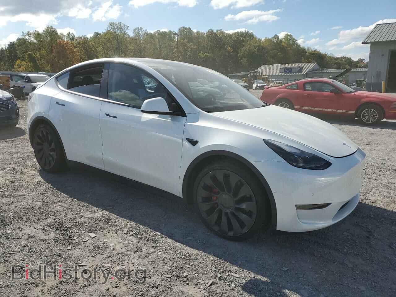 2022 TESLA MODEL Y - VIN: 7SAYGDEF1NF466356 - Фото 4