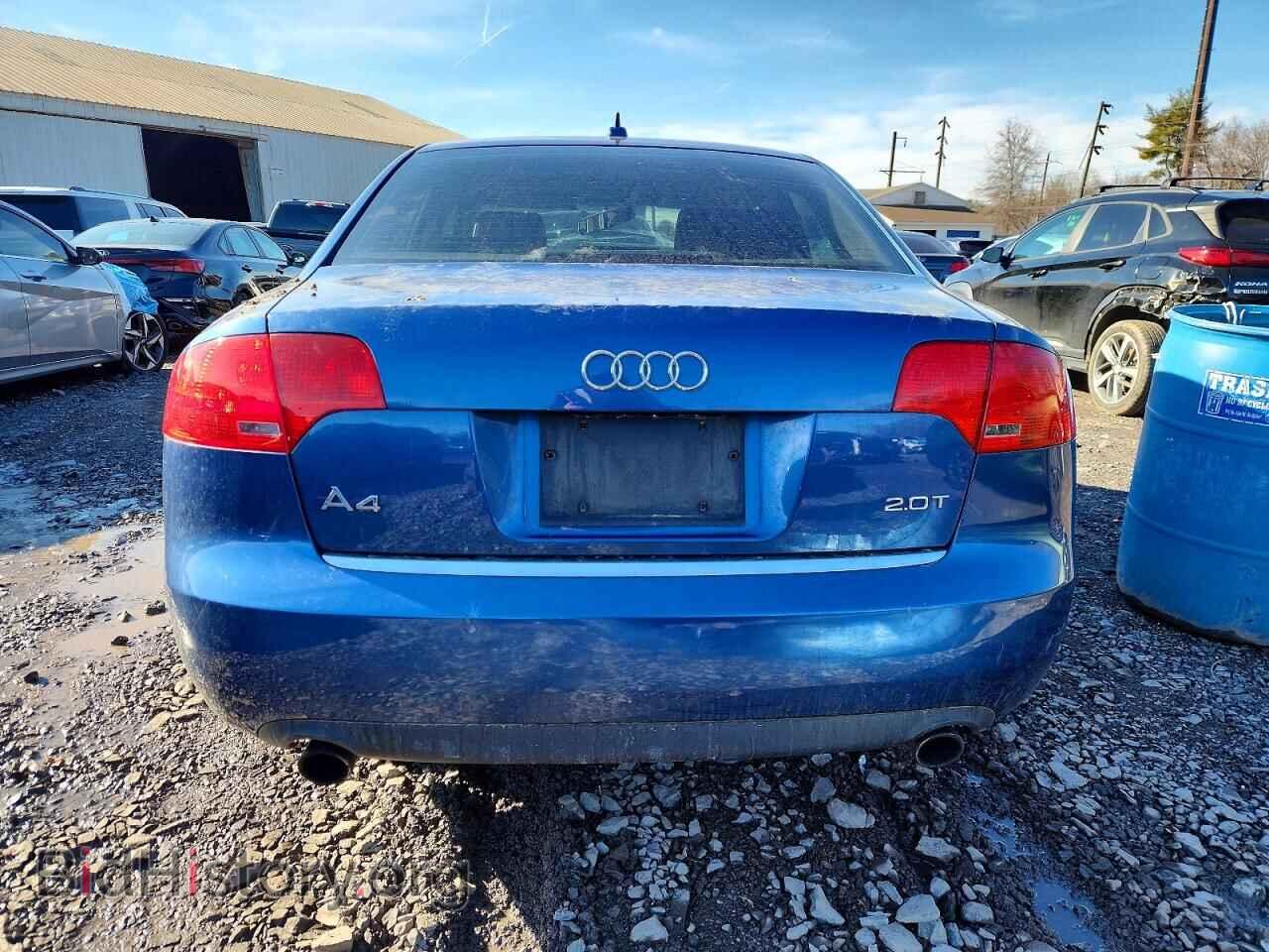 2007 AUDI A4 - VIN: WAUAF78E17A074671 - Фото 6