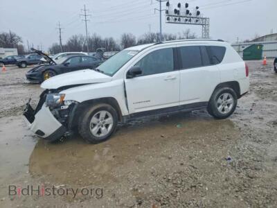 2014 Jeep COMPASS Sport, белый — VIN 1C4NJCBA4ED774598, Copart