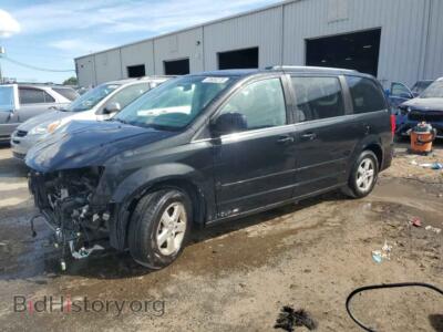 2011 Dodge CARAVAN Grand Cara, черный — VIN 2D4RN5DG3BR661501, Copart