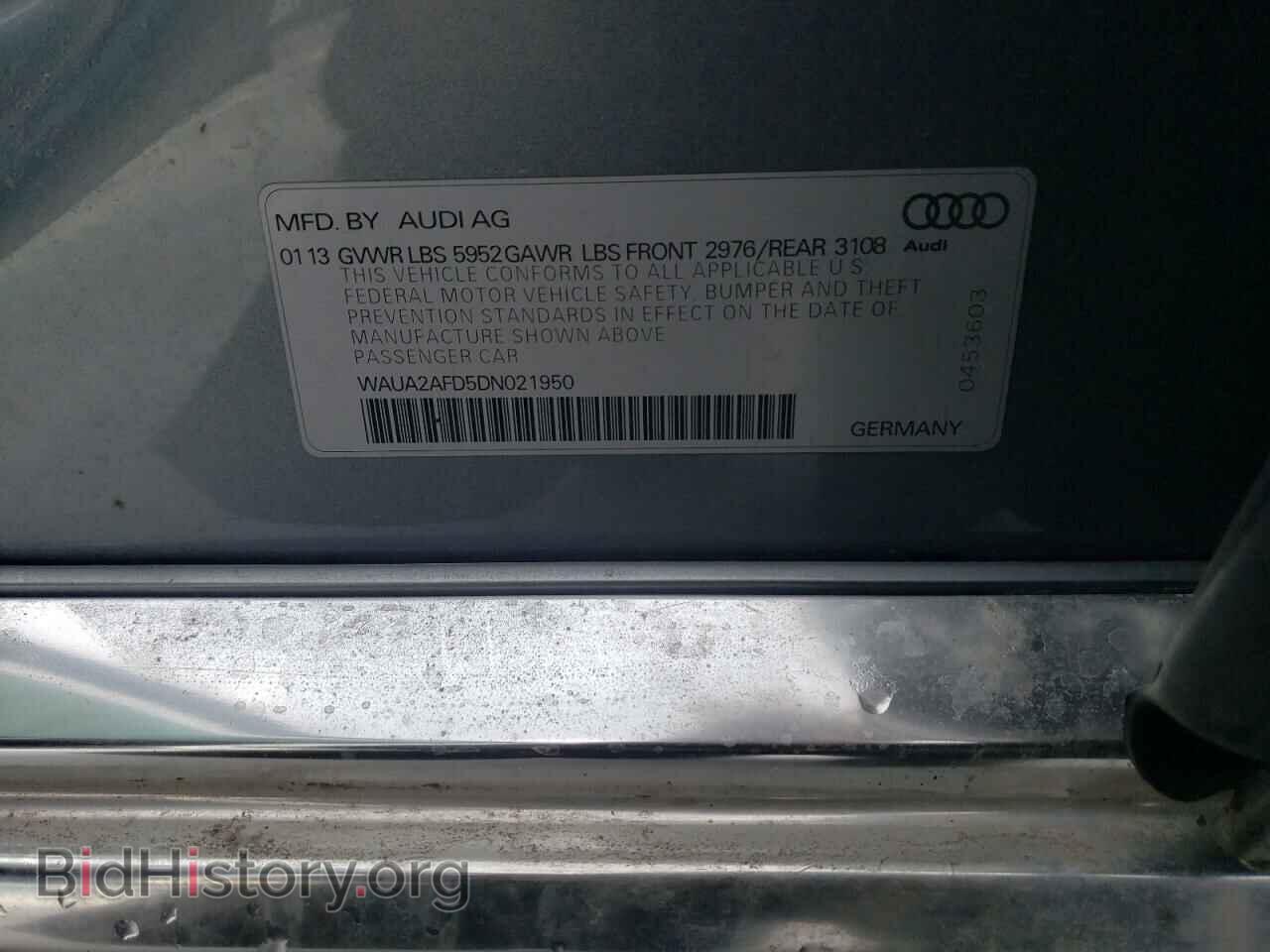 2013 AUDI A8 - VIN: WAUA2AFD5DN021950 - Photo 13