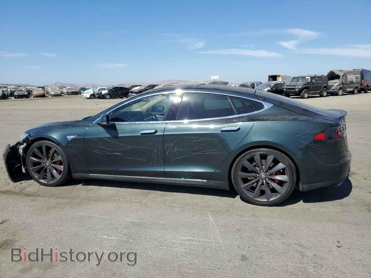 2014 TESLA MODEL S - VIN: 5YJSA1H11EFP30713 - Фото 2