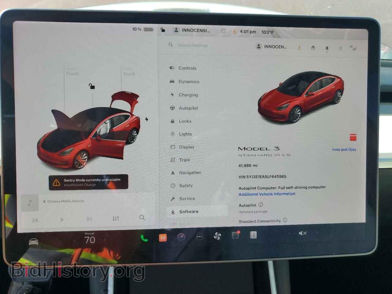 2020 TESLA MODEL 3 - VIN: 5YJ3E1EA5LF645965 - Фото 9