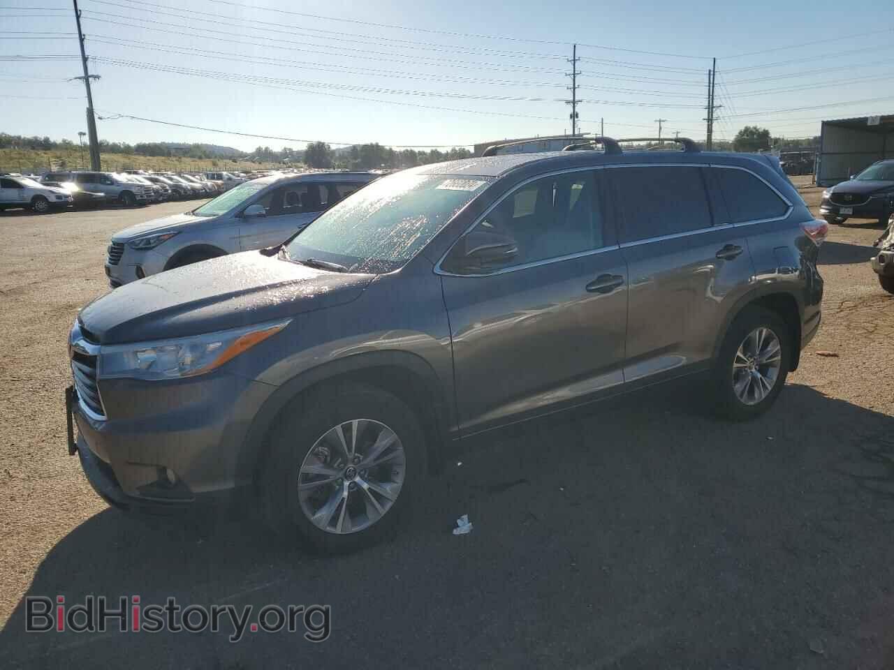 Фотография 5TDBKRFH9GS304956 - TOYOTA HIGHLANDER 2016