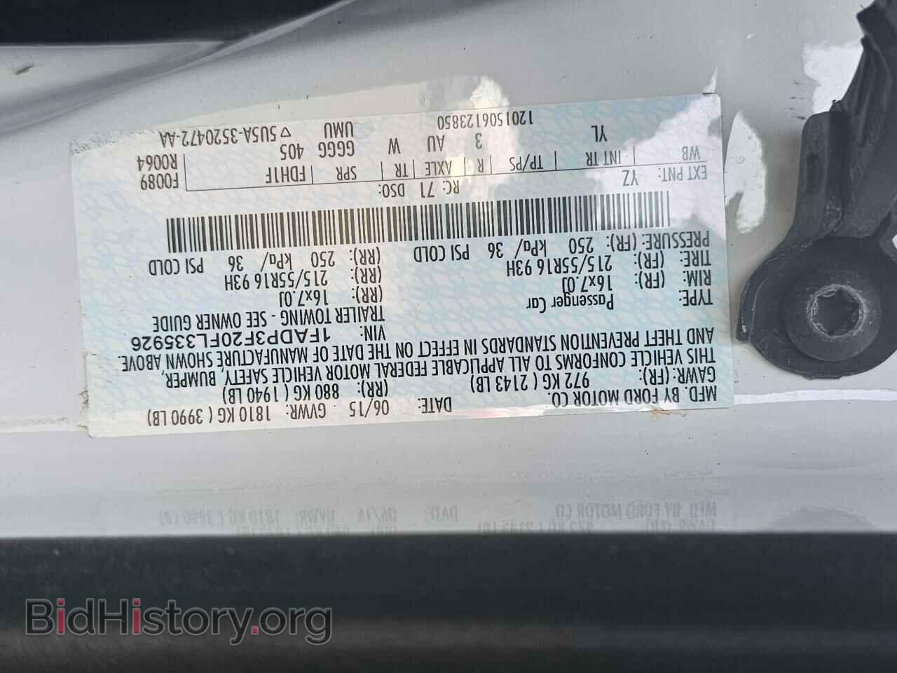 2015 FORD FOCUS - VIN: 1FADP3F20FL335926 - Photo 10
