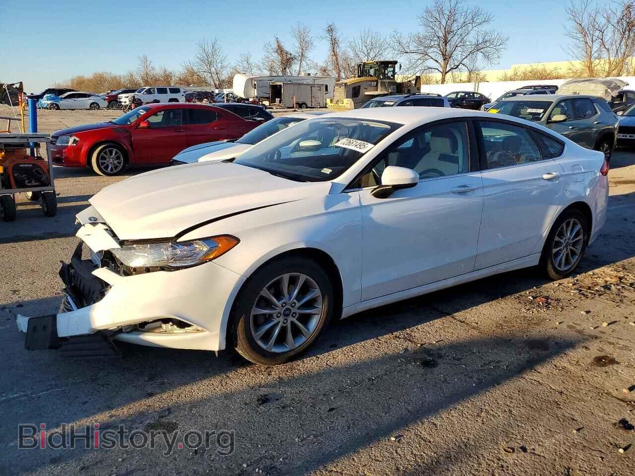 Photo 3FA6P0H74HR185095 - FORD FUSION 2017