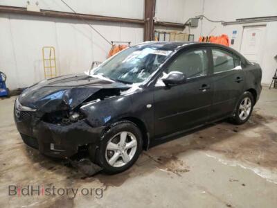 2007 Mazda 3 3 I, черный — VIN JM1BK32F371616852, Copart
