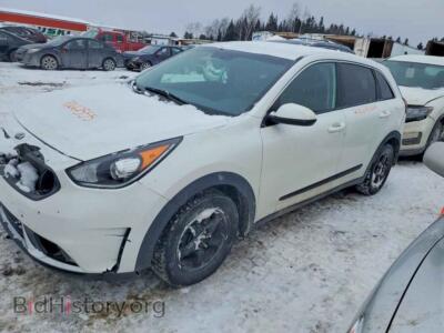 2019 Kia NIRO FE, белый — VIN KNDCB3LC1K5226875, Copart