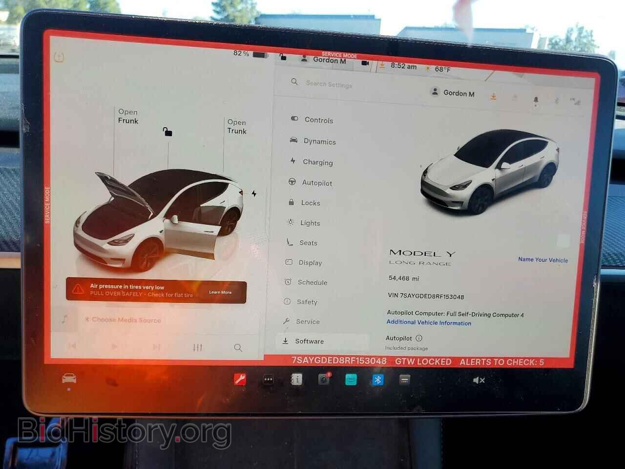 2024 TESLA MODEL Y - VIN: 7SAYGDED8RF153048 - Фото 9