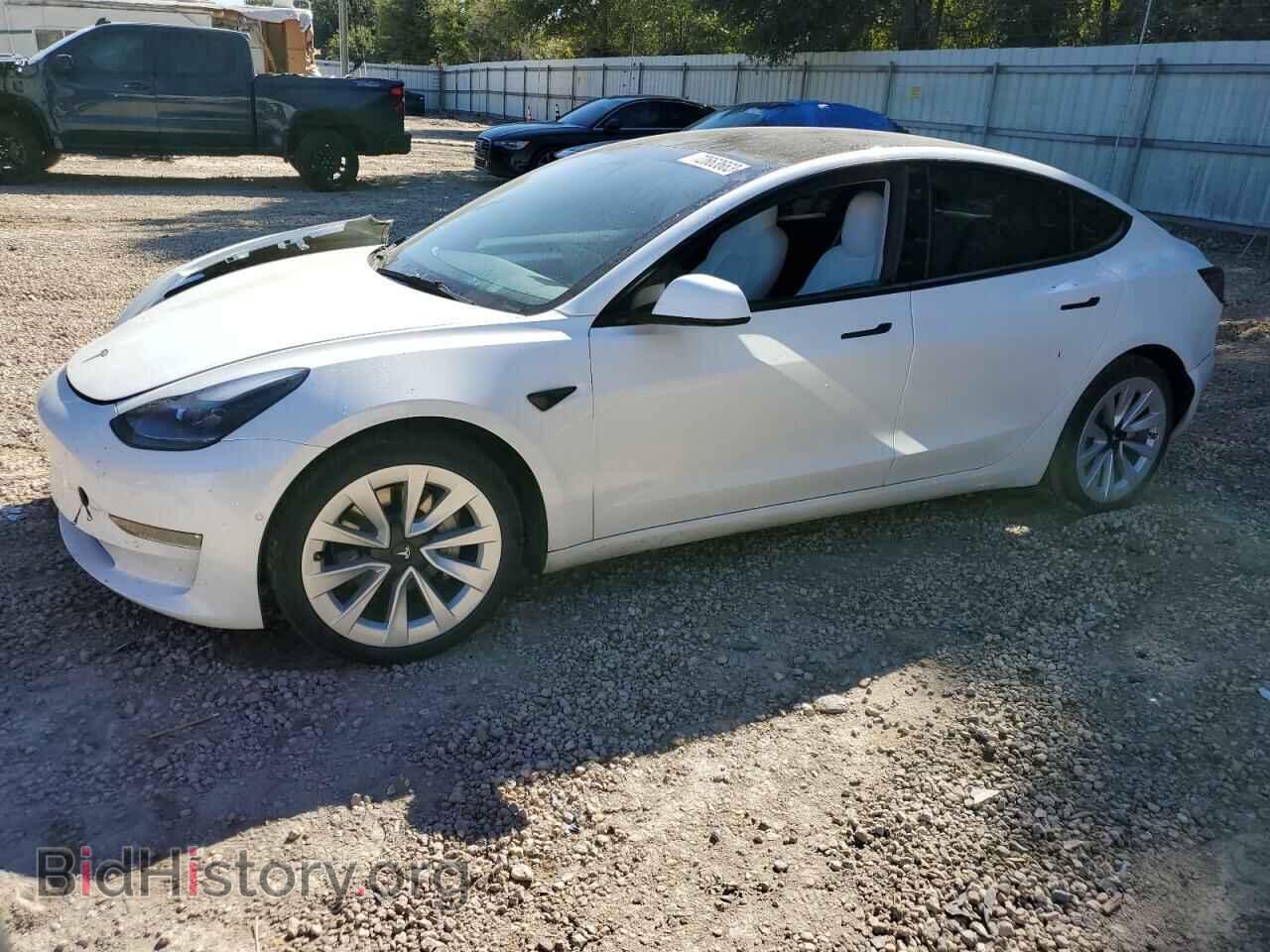 Photo 5YJ3E1EB3NF110726 - TESLA MODEL 3 2022