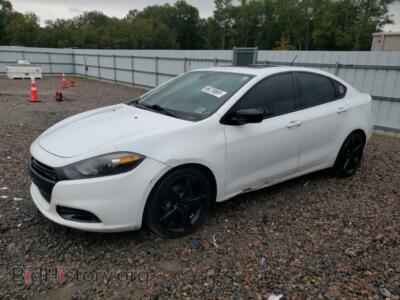 2015 Dodge DART Dart SXT, белый — VIN 1C3CDFBB2FD331171, Copart