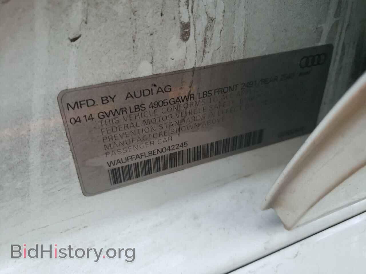 2014 AUDI A4 - VIN: WAUFFAFL8EN042245 - Photo 13