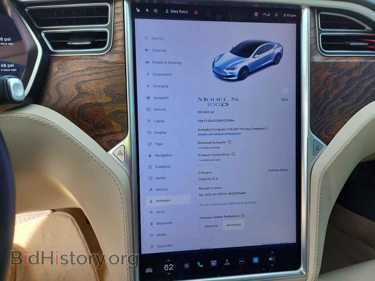 2017 TESLA MODEL S - VIN: 5YJSA1E25HF229194 - Photo 9