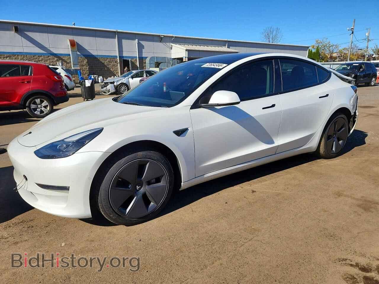 Фотография 5YJ3E1EB0NF107489 - TESLA MODEL 3 2022
