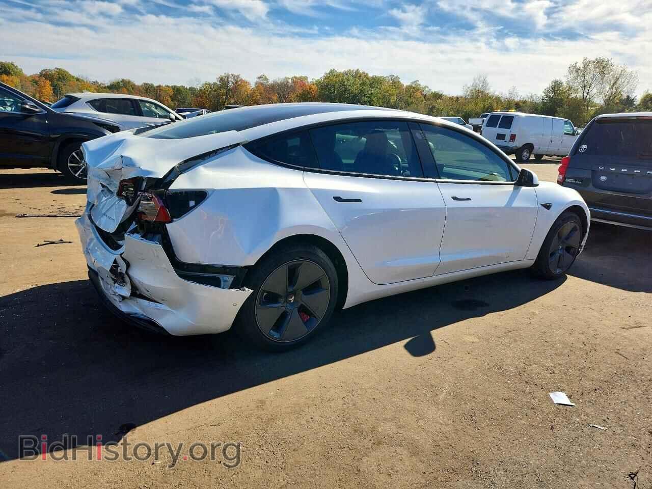 2022 TESLA MODEL 3 - VIN: 5YJ3E1EB0NF107489 - Фото 3