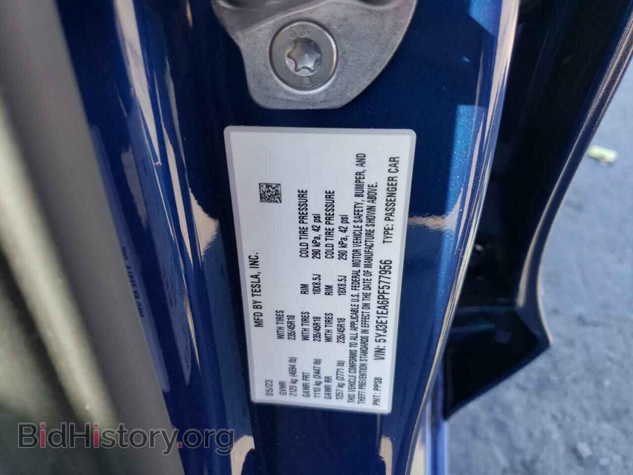 2023 TESLA MODEL 3 - VIN: 5YJ3E1EA6PF577956 - Фото 13
