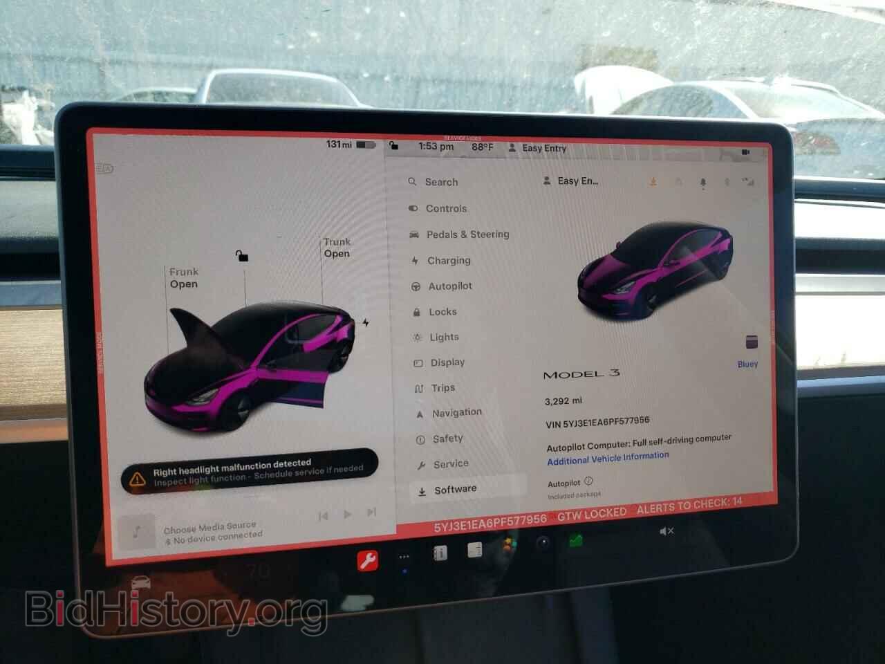 2023 TESLA MODEL 3 - VIN: 5YJ3E1EA6PF577956 - Фото 9