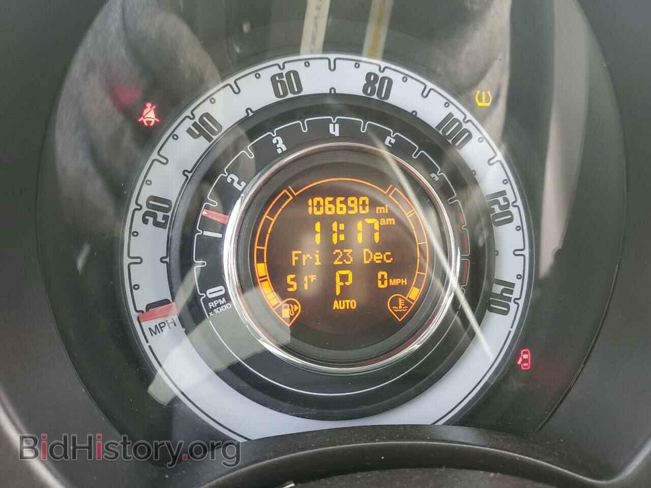 2012 FIAT 500 - VIN: 3C3CFFBR3CT126021 - Фото 9