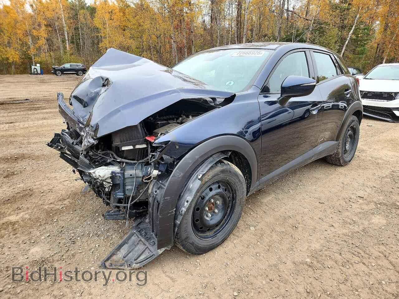 2019 Mazda CX-3 Touring (VIN JM1DKFC76K1400102) — фото 1 из 13, Copart, повреждение: передняя часть