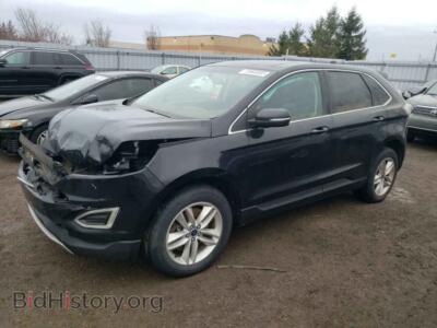 2016 Ford EDGE Edge SEL, black — VIN 2FMPK4J87GBB90324, Copart