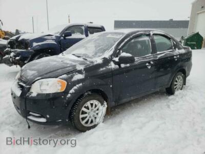 2009 Chevrolet AVEO Aveo LS, black — VIN 3G1TV55E49L130887, Copart