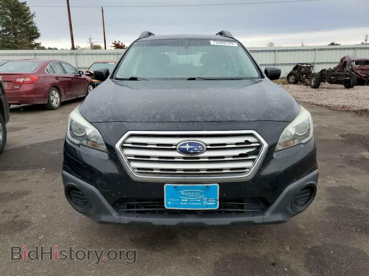 2016 SUBARU OUTBACK - VIN: 4S4BSBAC6G3203051 - Фото 5