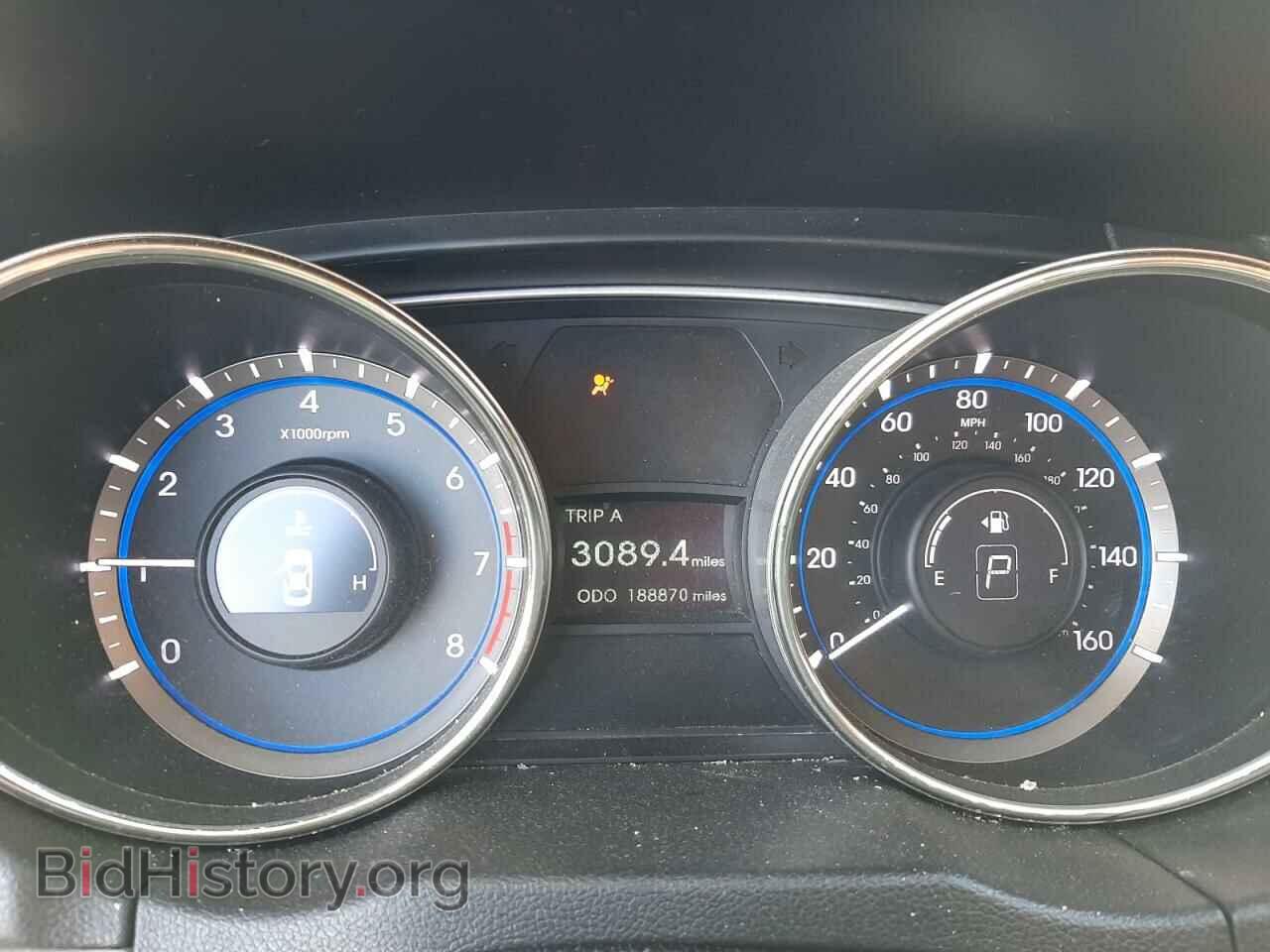 2012 HYUNDAI SONATA - VIN: 5NPEB4AC2CH334859 - Фото 9