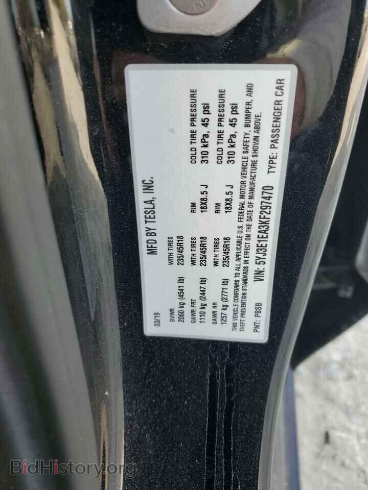 2019 TESLA MODEL 3 - VIN: 5YJ3E1EA3KF297470 - Photo 12